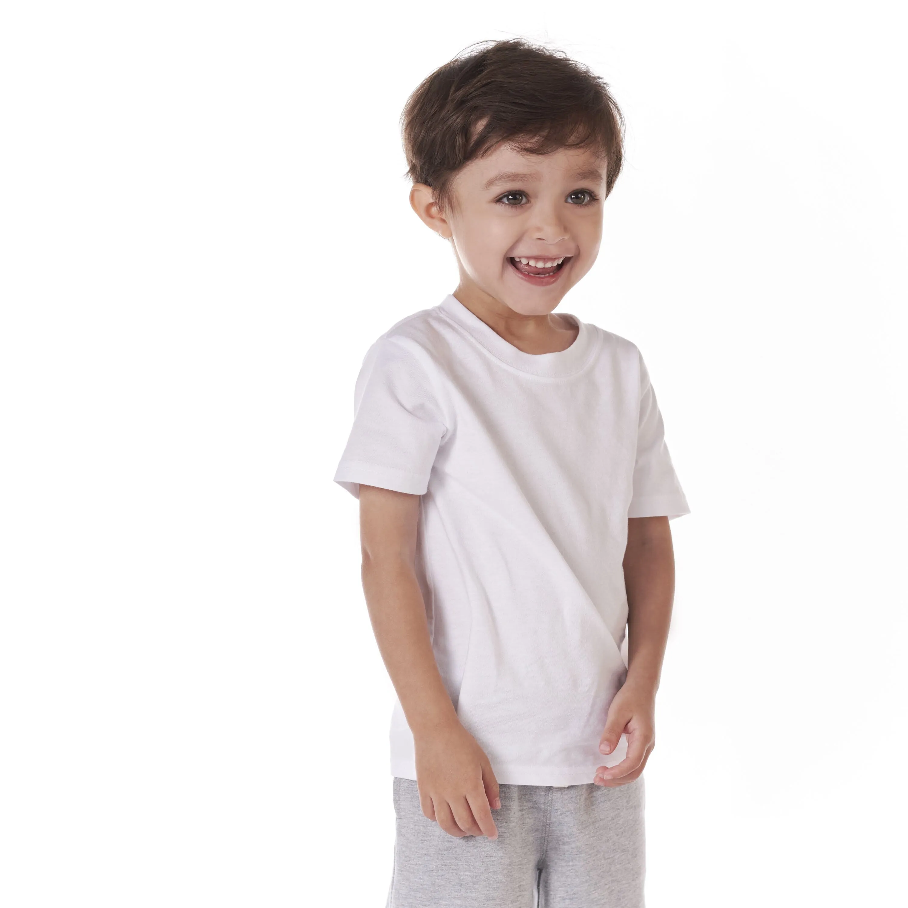 5-Pack Infant & Toddler White Premium Short Sleeve Tees