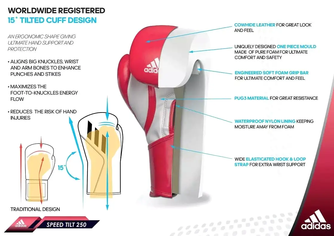 adidas Speed Tilt 250 Boxing Gloves Proper Alignment