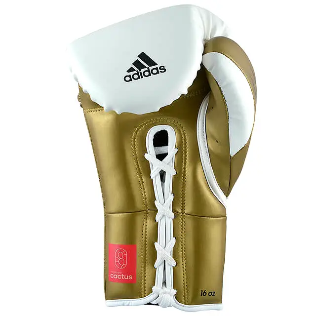 adidas Tilt 350 Pro Lace Boxing Gloves Cactus Leather