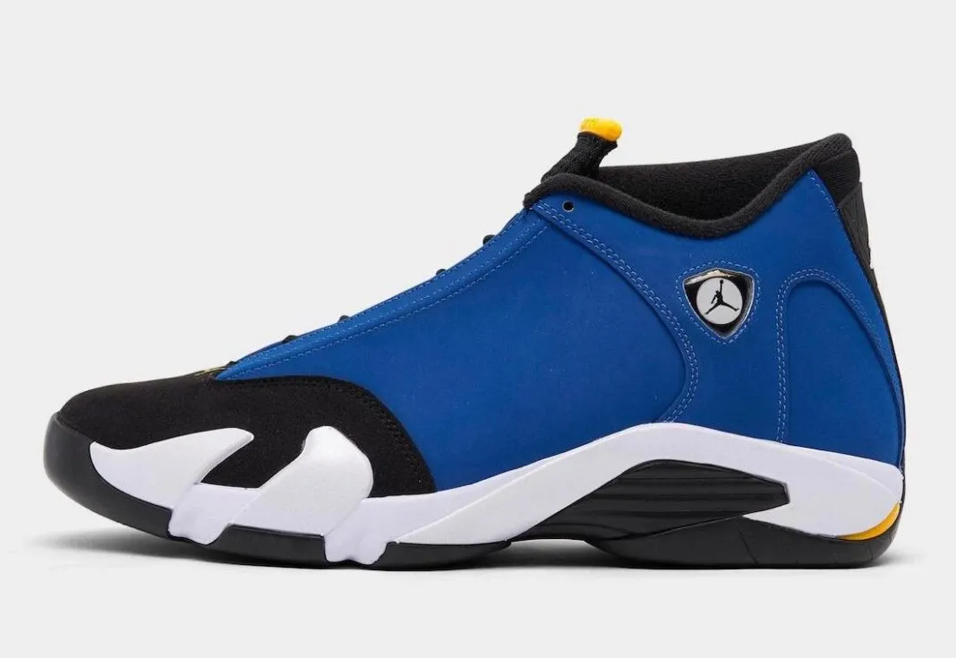 Air Jordan 14 Laney Varsity Royal Black Varsity Maize White 487471-407