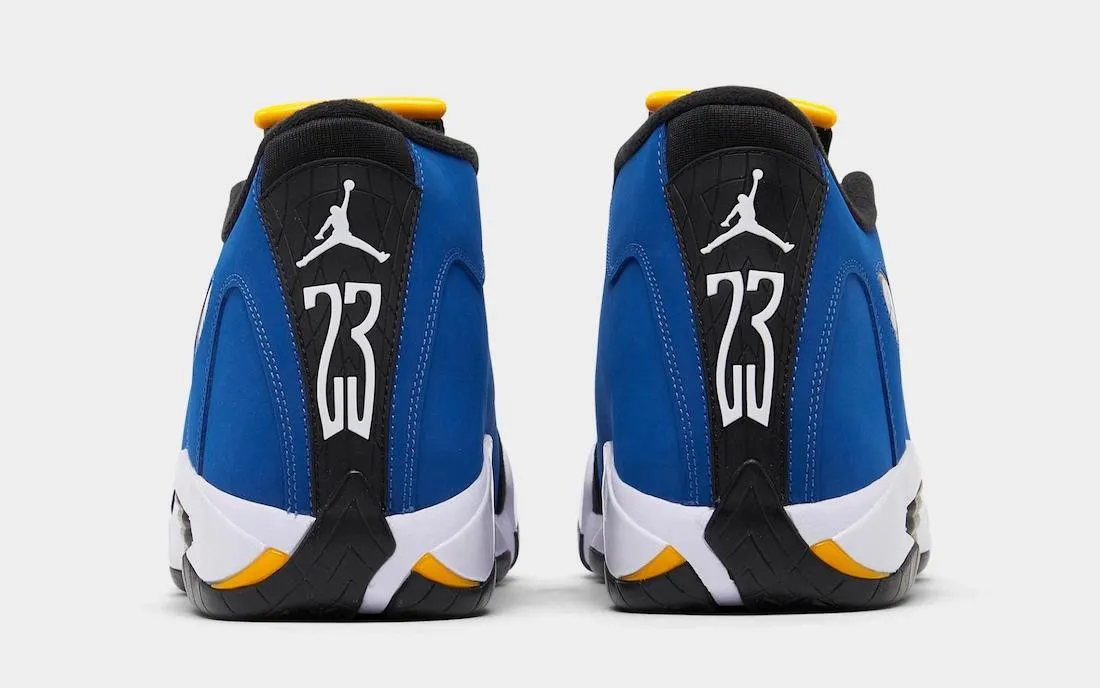 Air Jordan 14 Laney Varsity Royal Black Varsity Maize White 487471-407