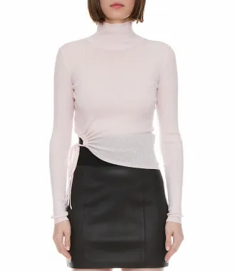 ALEXANDERWANG.TRUCHED WOOL TURTLENECK