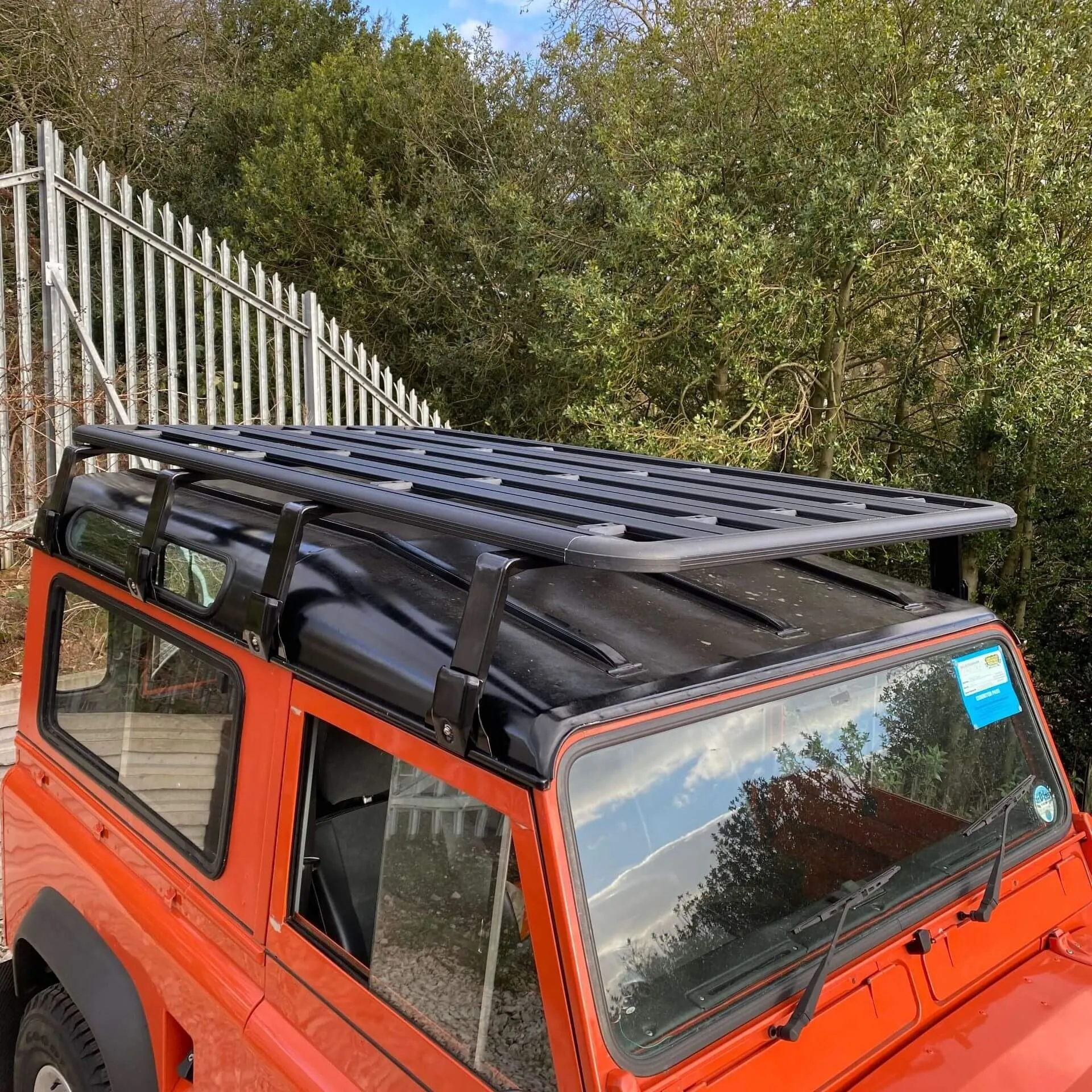 AluMod Low Profile 220cm x 125cm Roof Rack Land Rover Defender 90 1983-2016