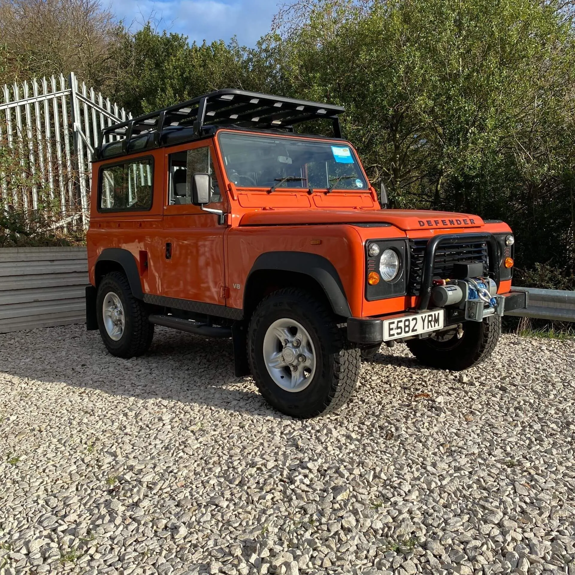 AluMod Low Profile 220cm x 125cm Roof Rack Land Rover Defender 90 1983-2016