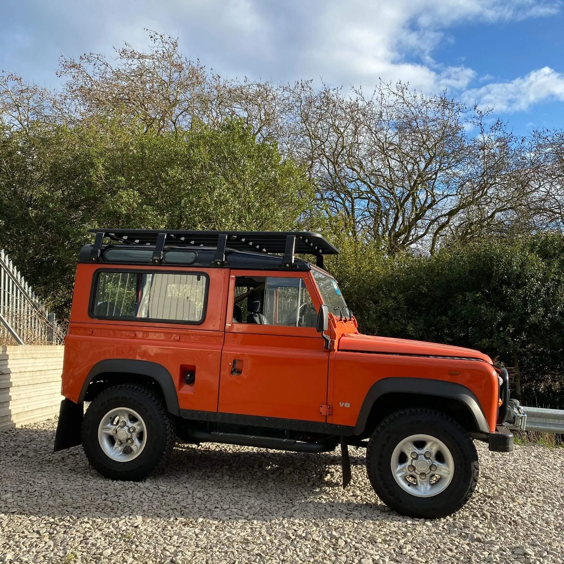 AluMod Low Profile 220cm x 125cm Roof Rack Land Rover Defender 90 1983-2016