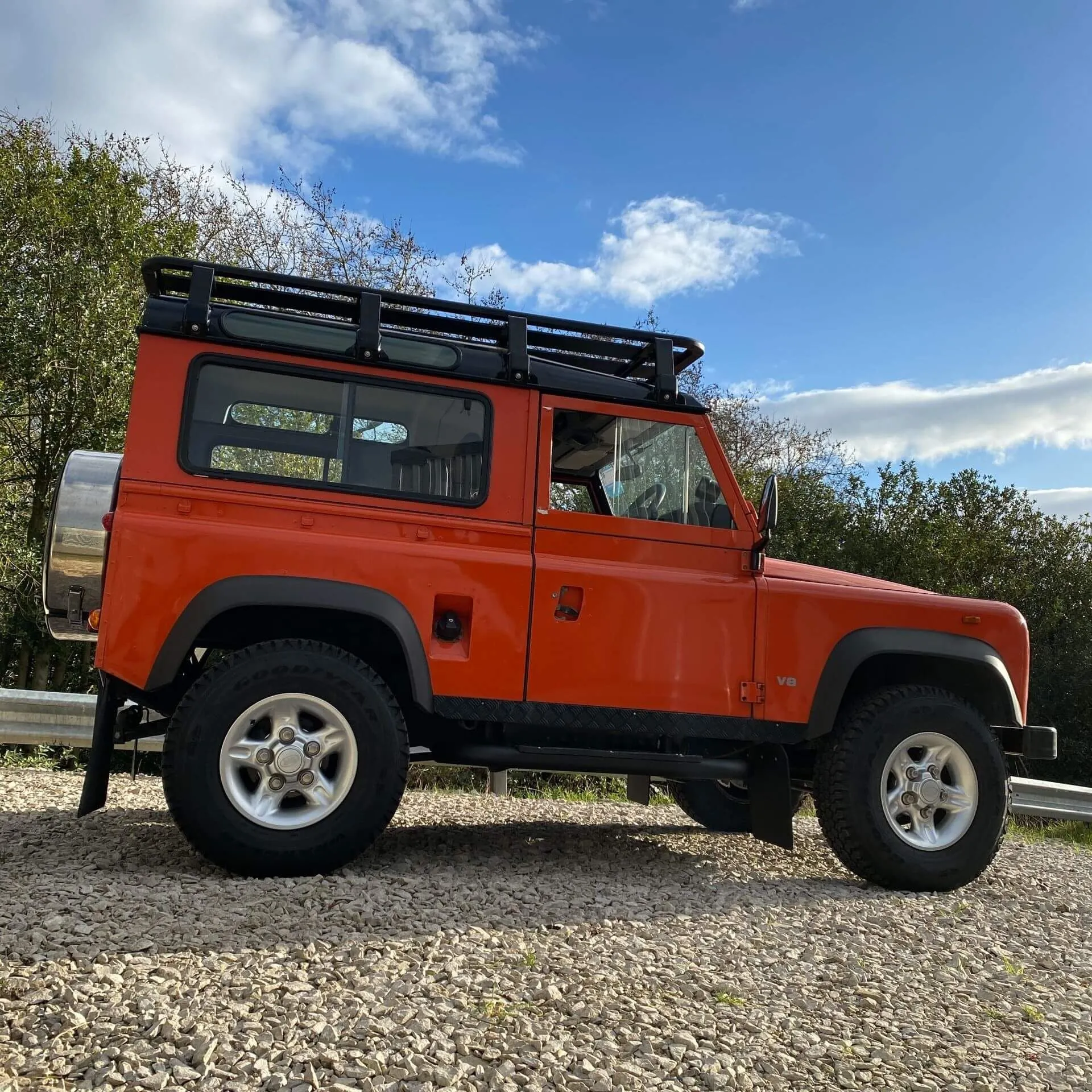 AluMod Low Profile 220cm x 125cm Roof Rack Land Rover Defender 90 1983-2016