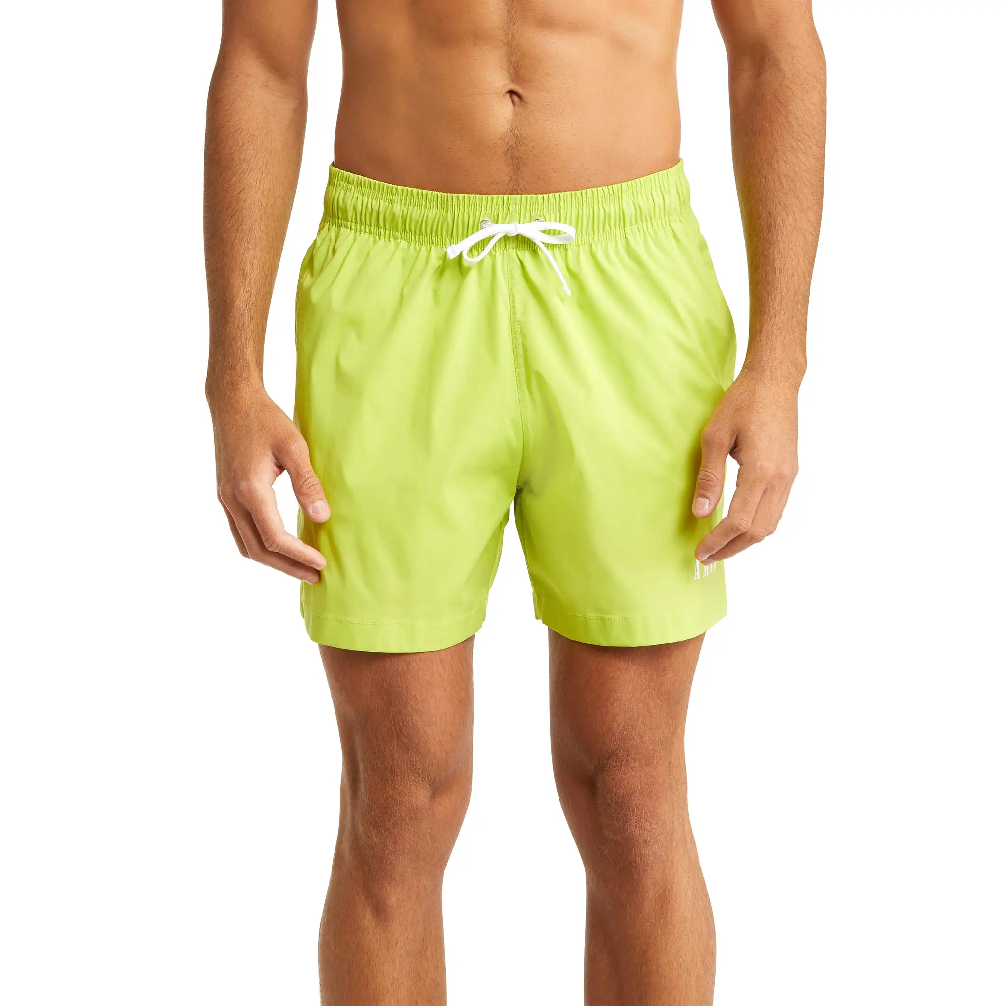 Amiri Core Logo Swim Shorts Lime