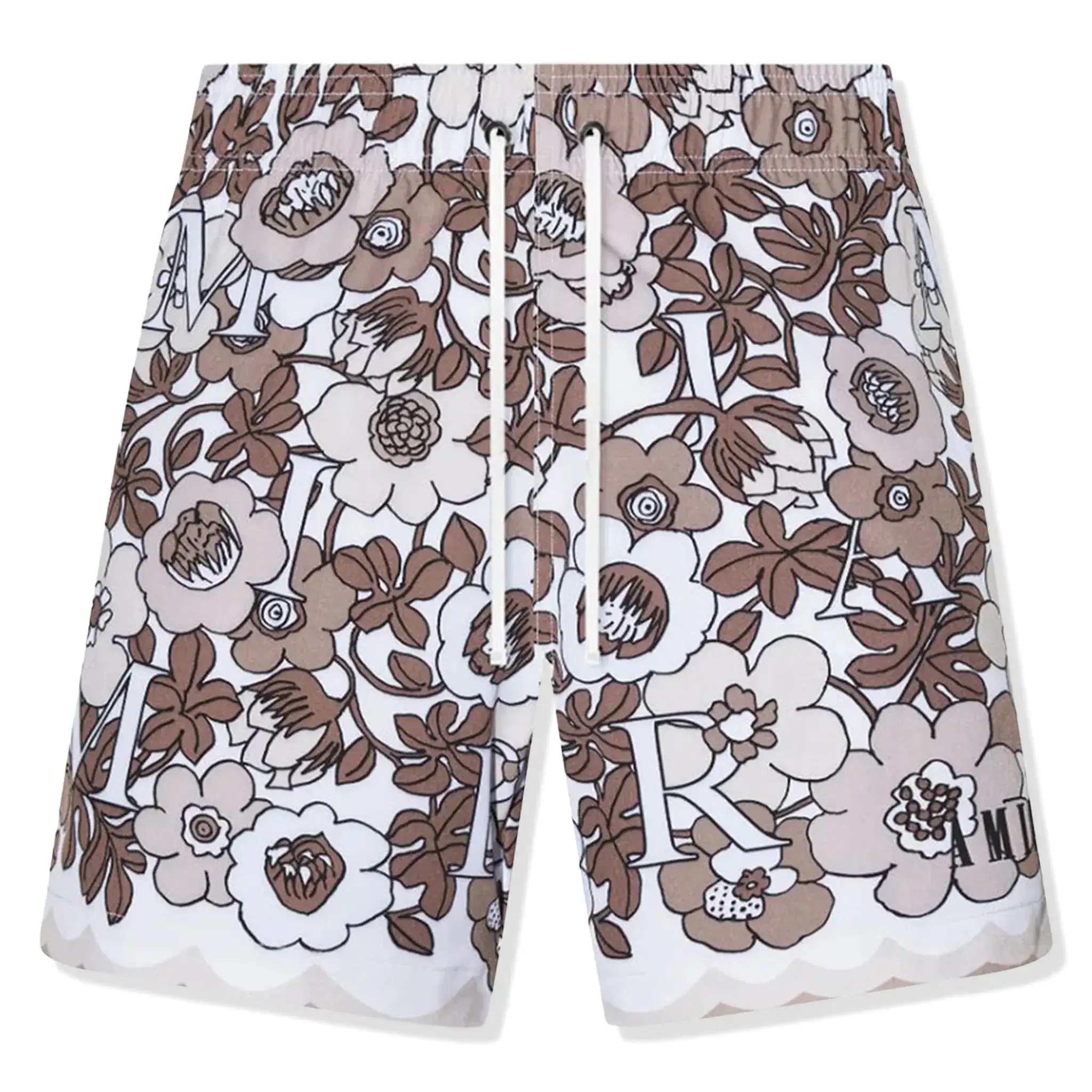 Amiri Flower Amiri Grey Swim Shorts