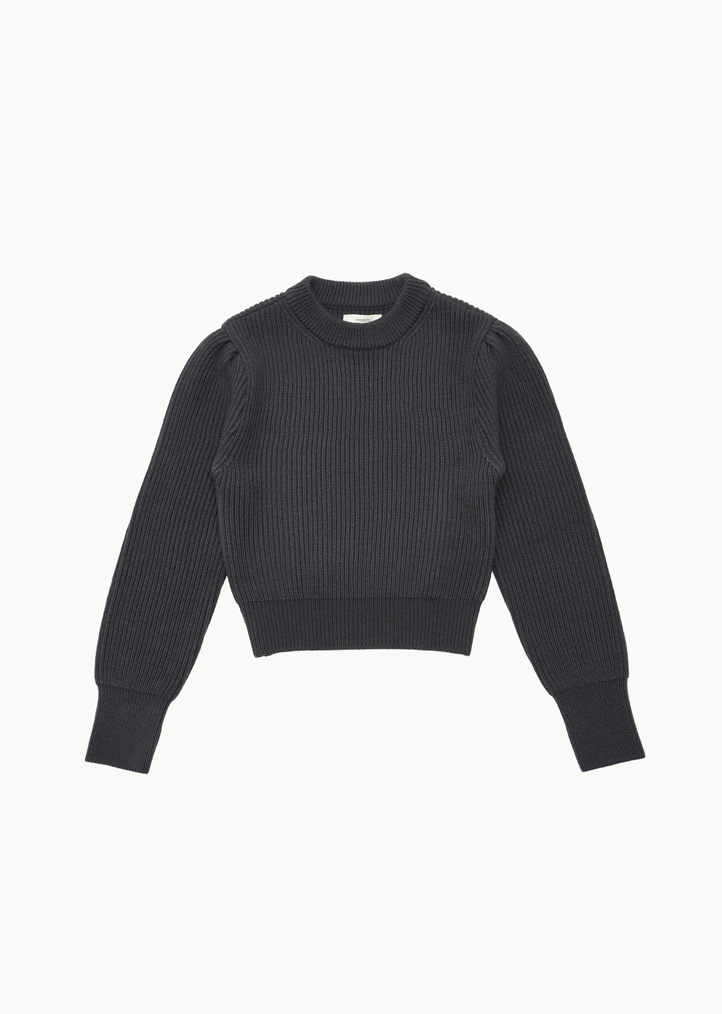 AMOMENTO  |Casual Style Wool Long Sleeves Plain Party Style