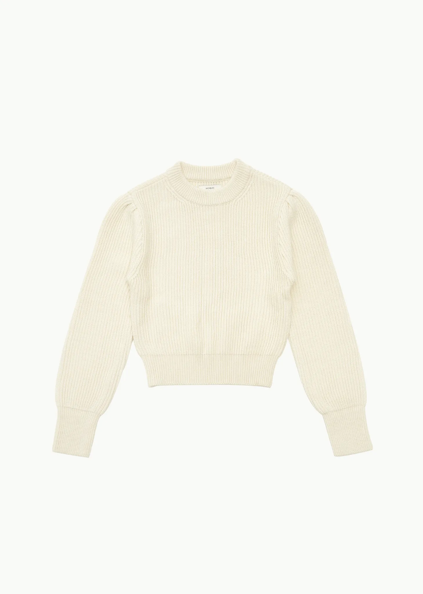 AMOMENTO  |Casual Style Wool Long Sleeves Plain Party Style