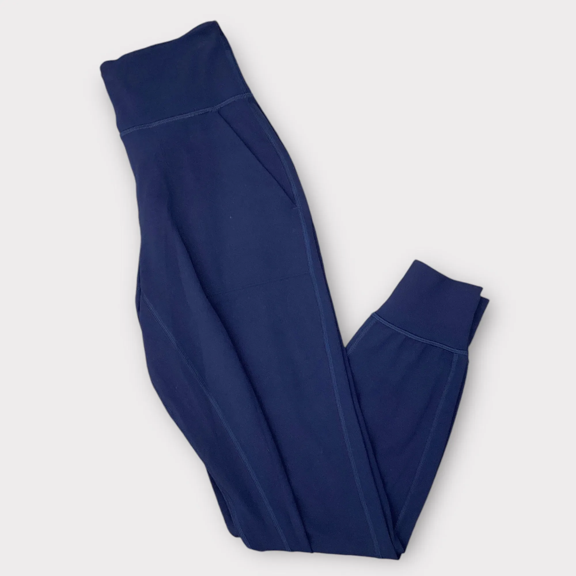 Athletic Leggings By Lululemon In Navy, Size: 2