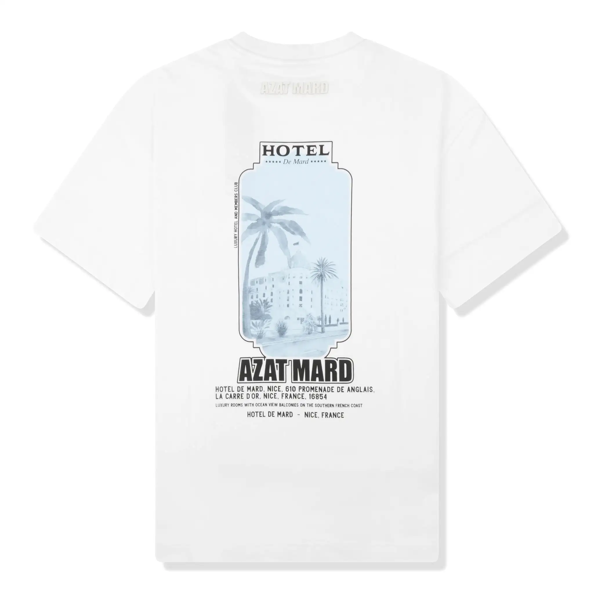 Azat Mard Hotel De Mard T Shirt White