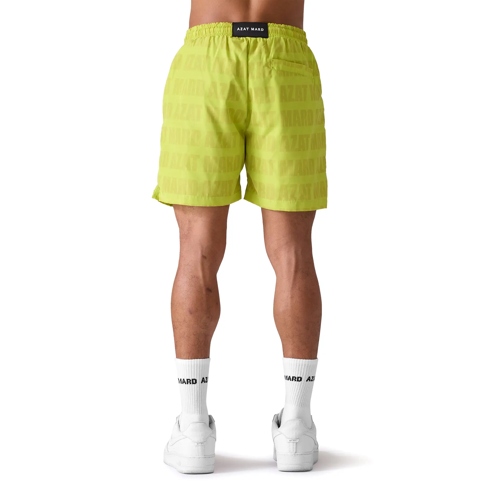 Azat Mard Impact Swim Shorts Lime Green