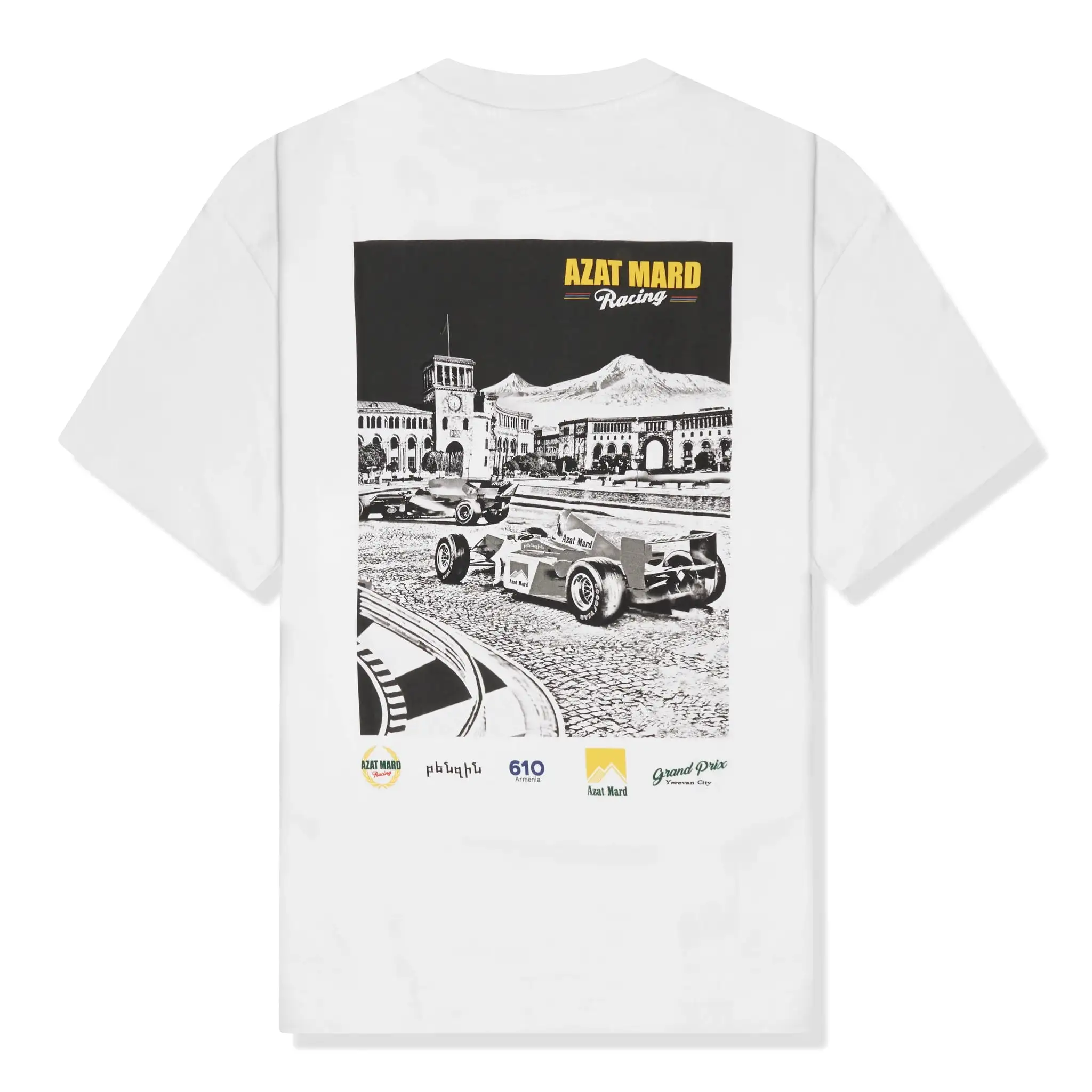 Azat Mard Yerevan Racing T Shirt White