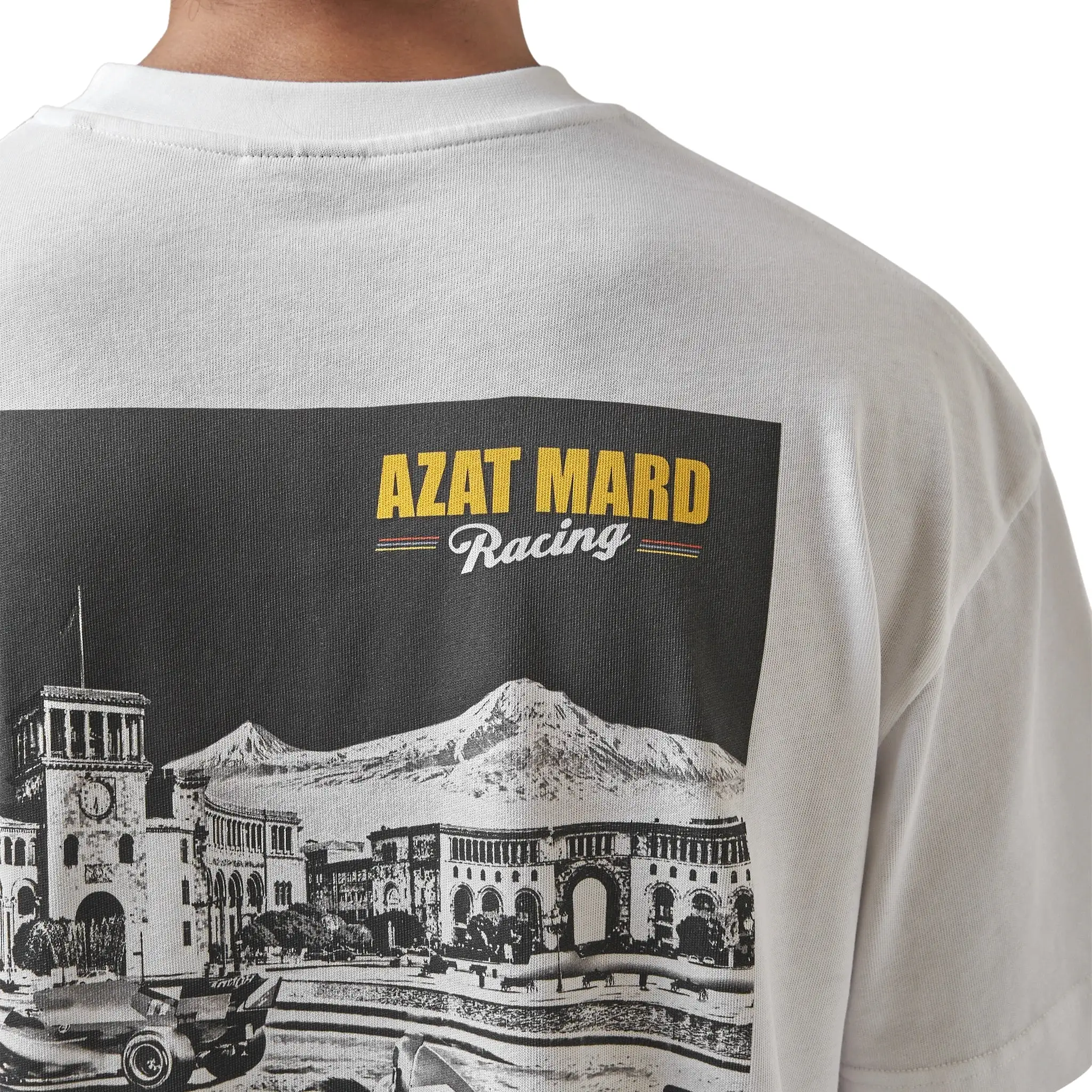 Azat Mard Yerevan Racing T Shirt White