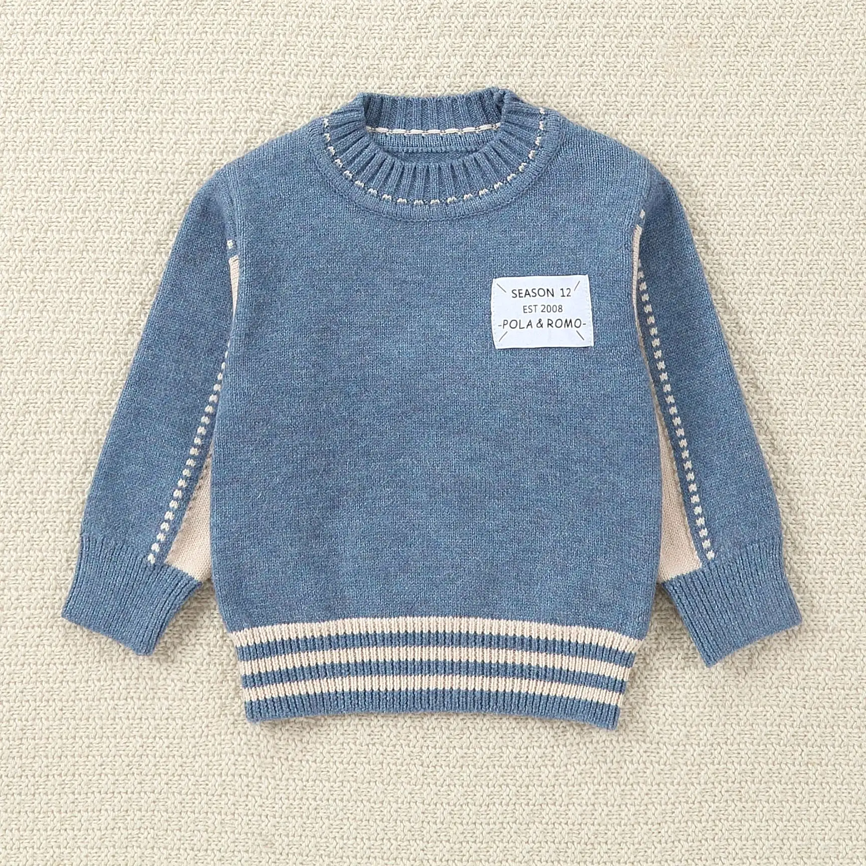 Baby Kid Boys Solid Color Sweaters Wholesale 23113076