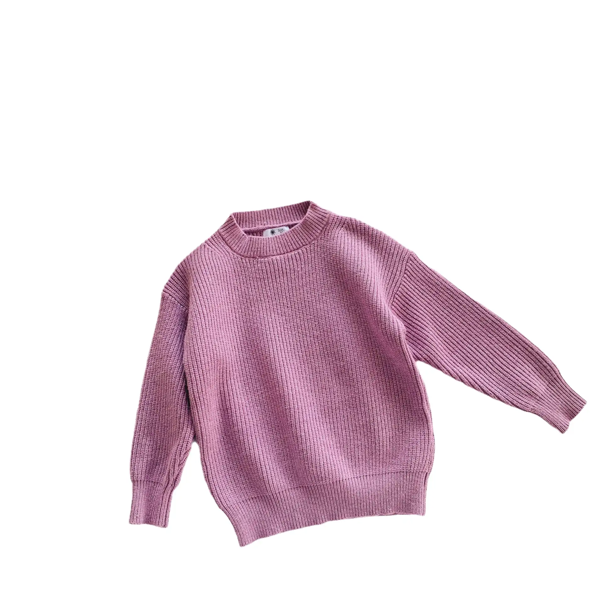 Baby Kid Girls Boys Solid Color Sweaters Wholesale 23090666