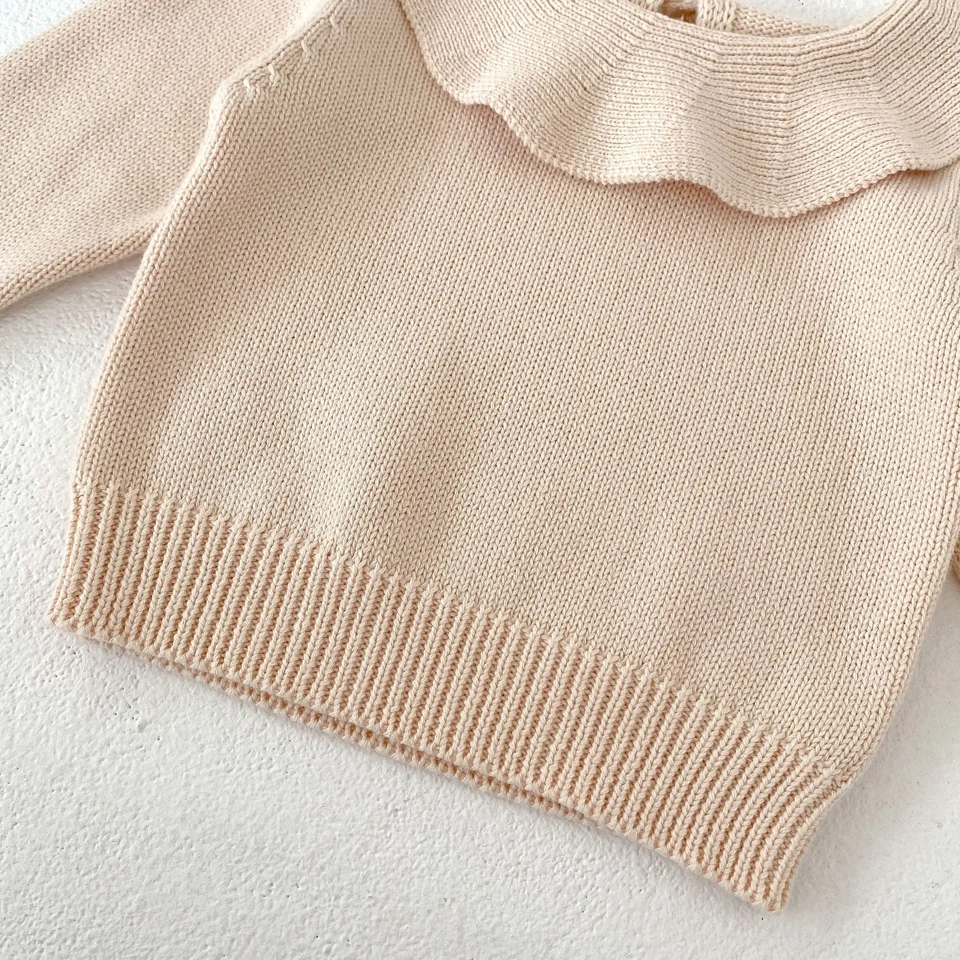 Baby Kid Girls Solid Color Sweaters Wholesale 230828128