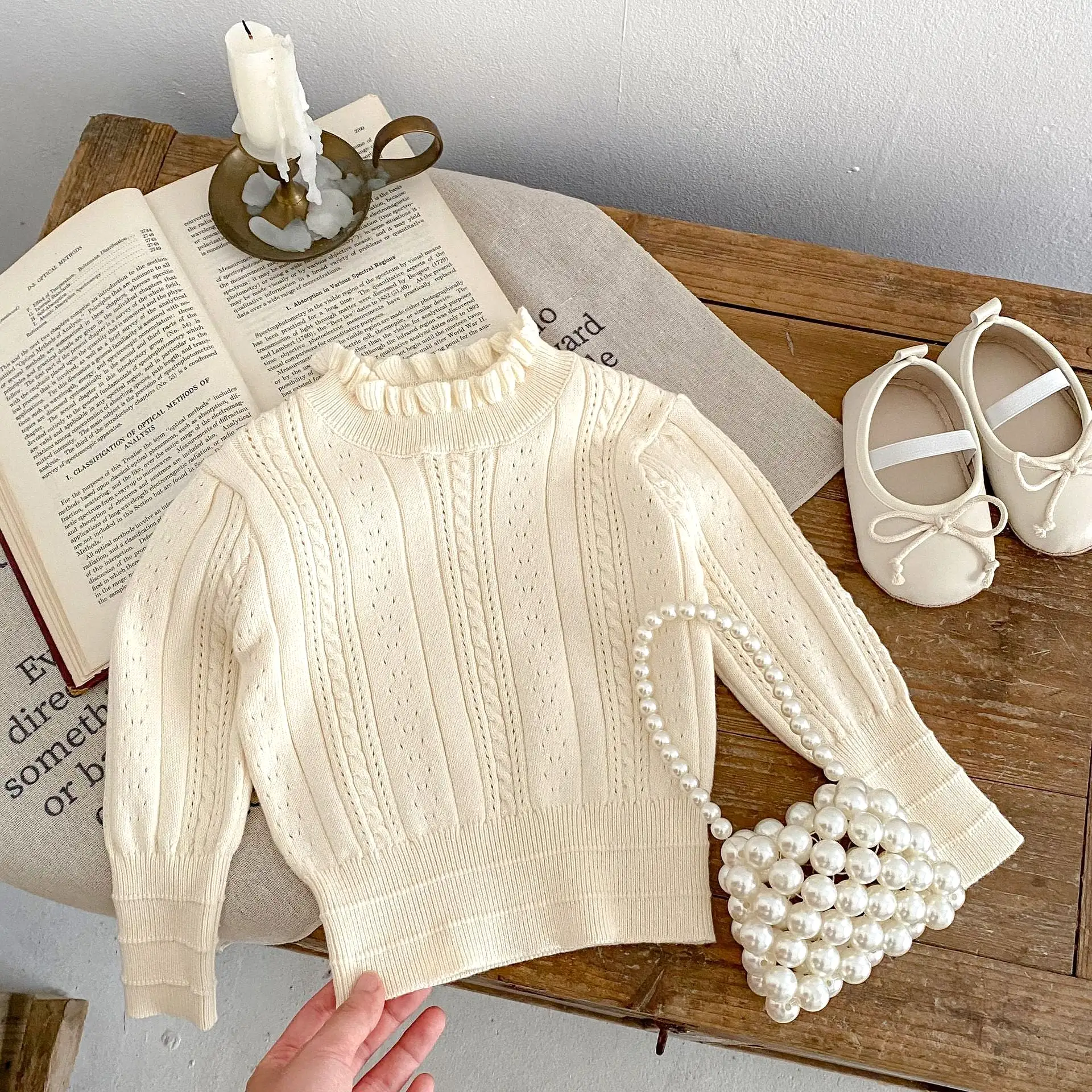 Baby Kid Girls Solid Color Sweaters Wholesale 230828153