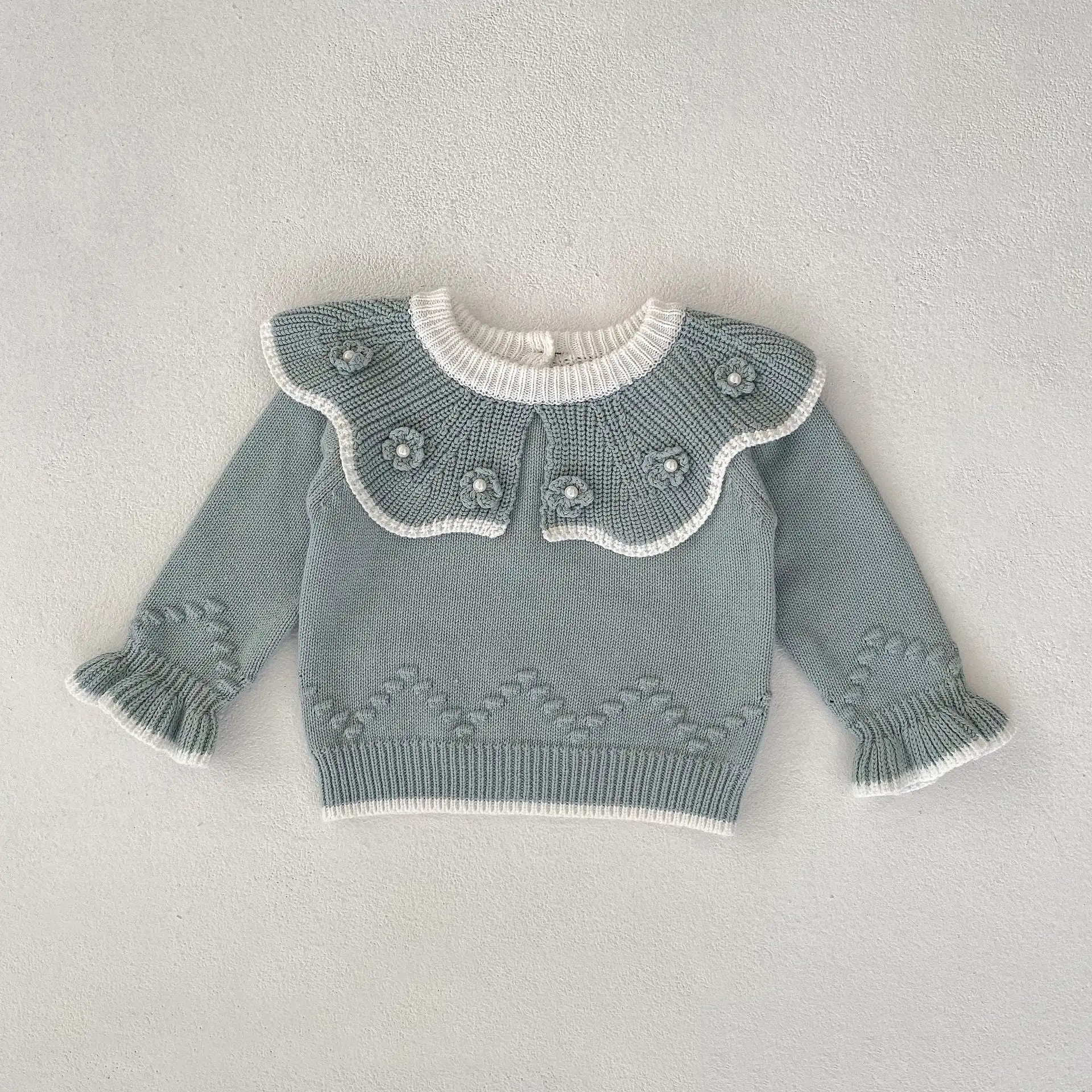 Baby Kid Girls Solid Color Sweaters Wholesale 230828304