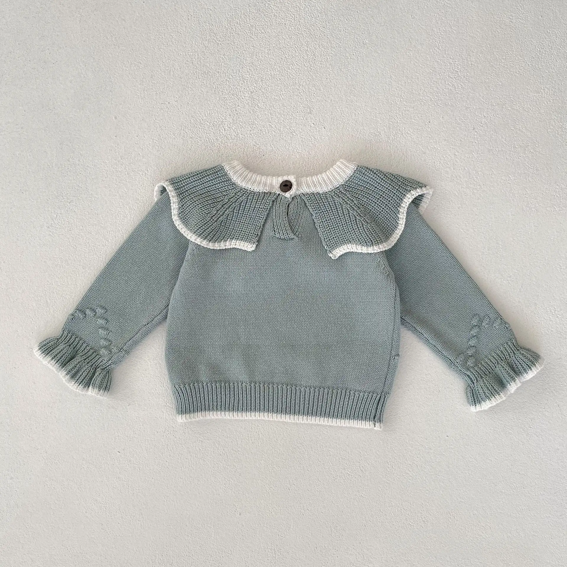 Baby Kid Girls Solid Color Sweaters Wholesale 230828304