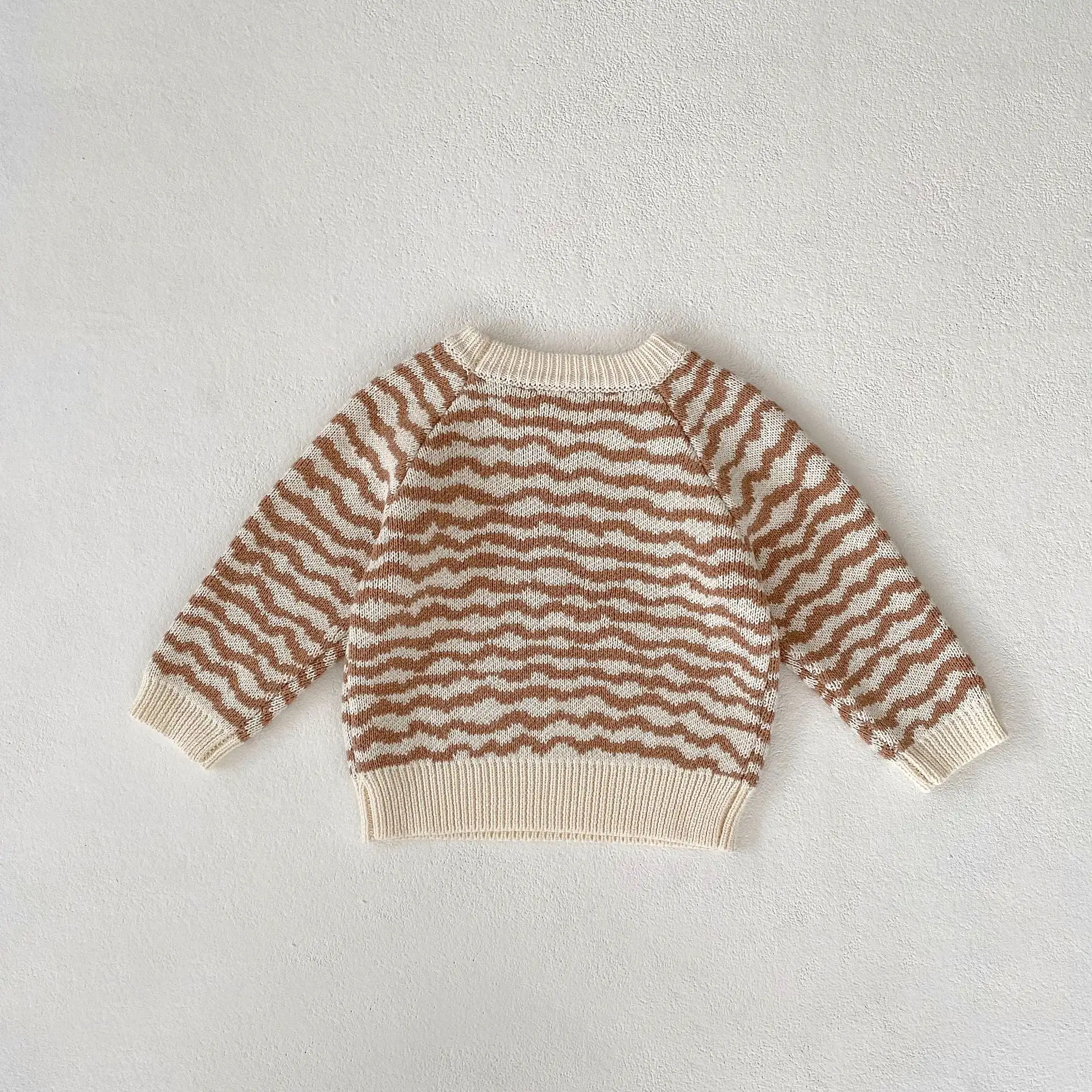 Baby Kid Girls Striped Color-blocking Sweaters Wholesale 230828367