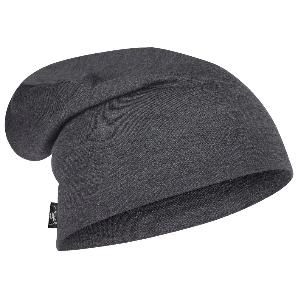 Beanies Buff ---Merino Heavyweight Beanie Solid Grey