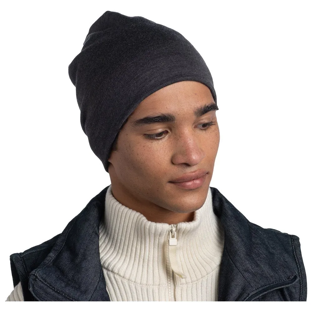 Beanies Buff ---Merino Heavyweight Beanie Solid Grey