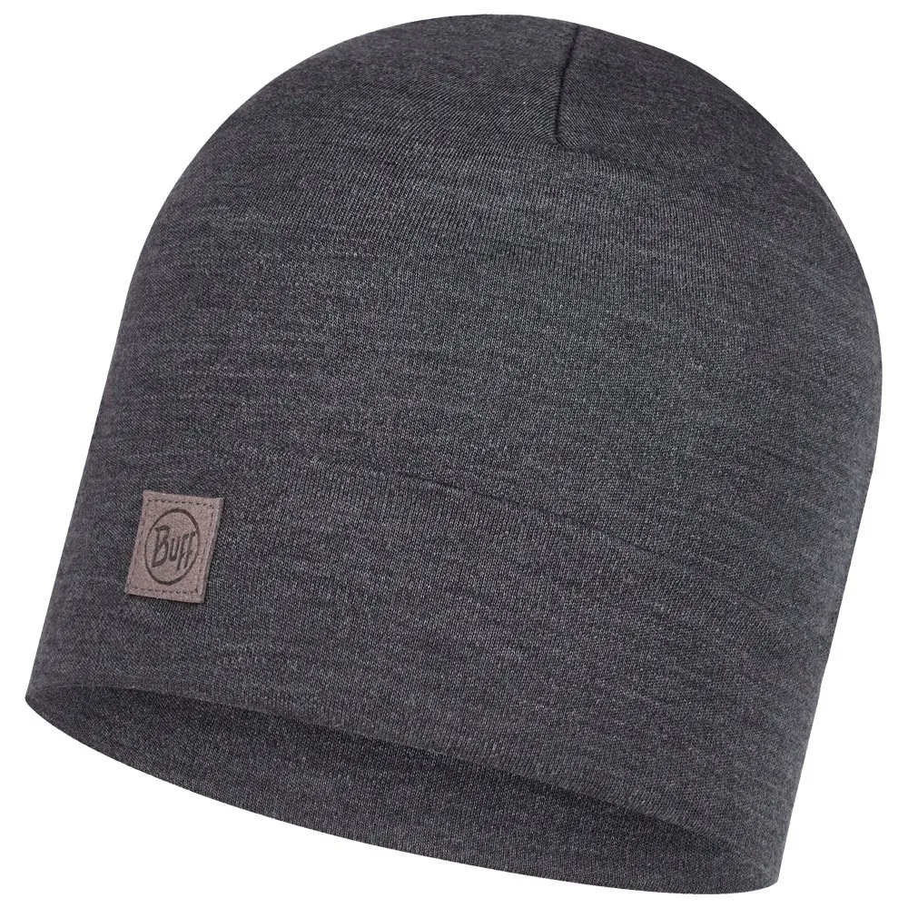 Beanies Buff ---Merino Heavyweight Beanie Solid Grey