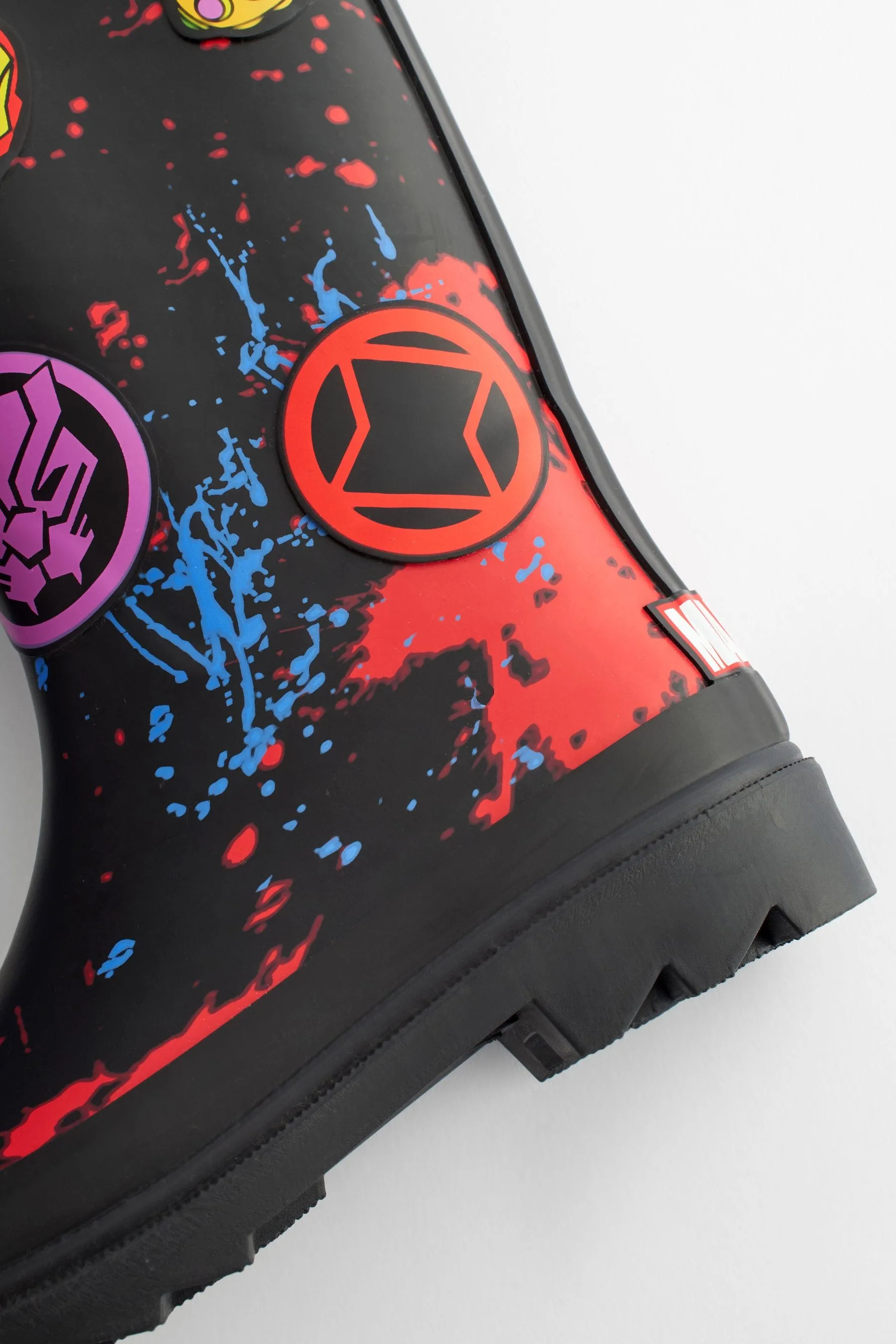 Black Marvel Wellies