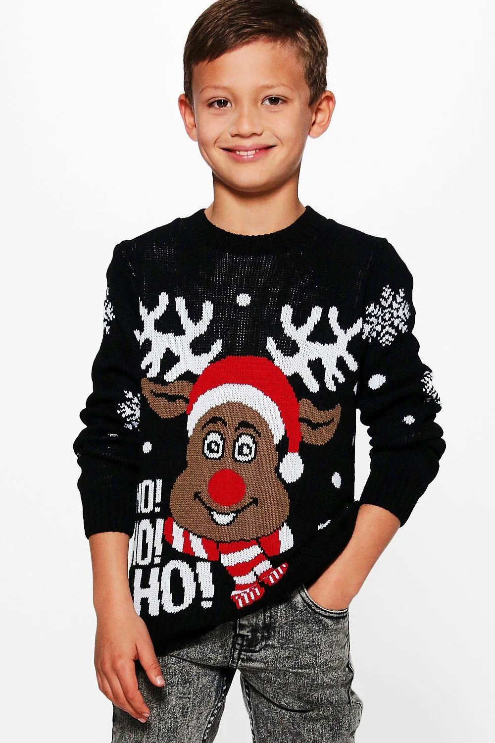 Boys Rudolph Christmas Sweater