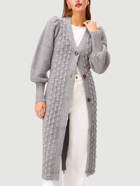 Camille Popcorn Cardigan Coat