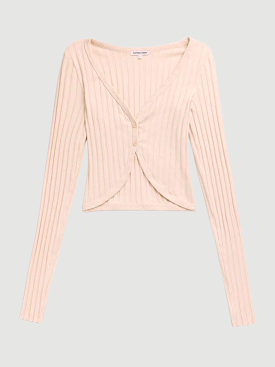 Capri Blush Cropped Cardigan