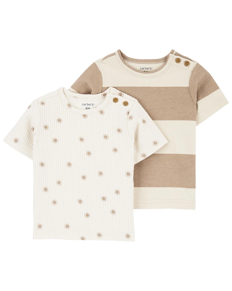 Carters Oshkosh Baby 2-Pack Short-Sleeve Tees