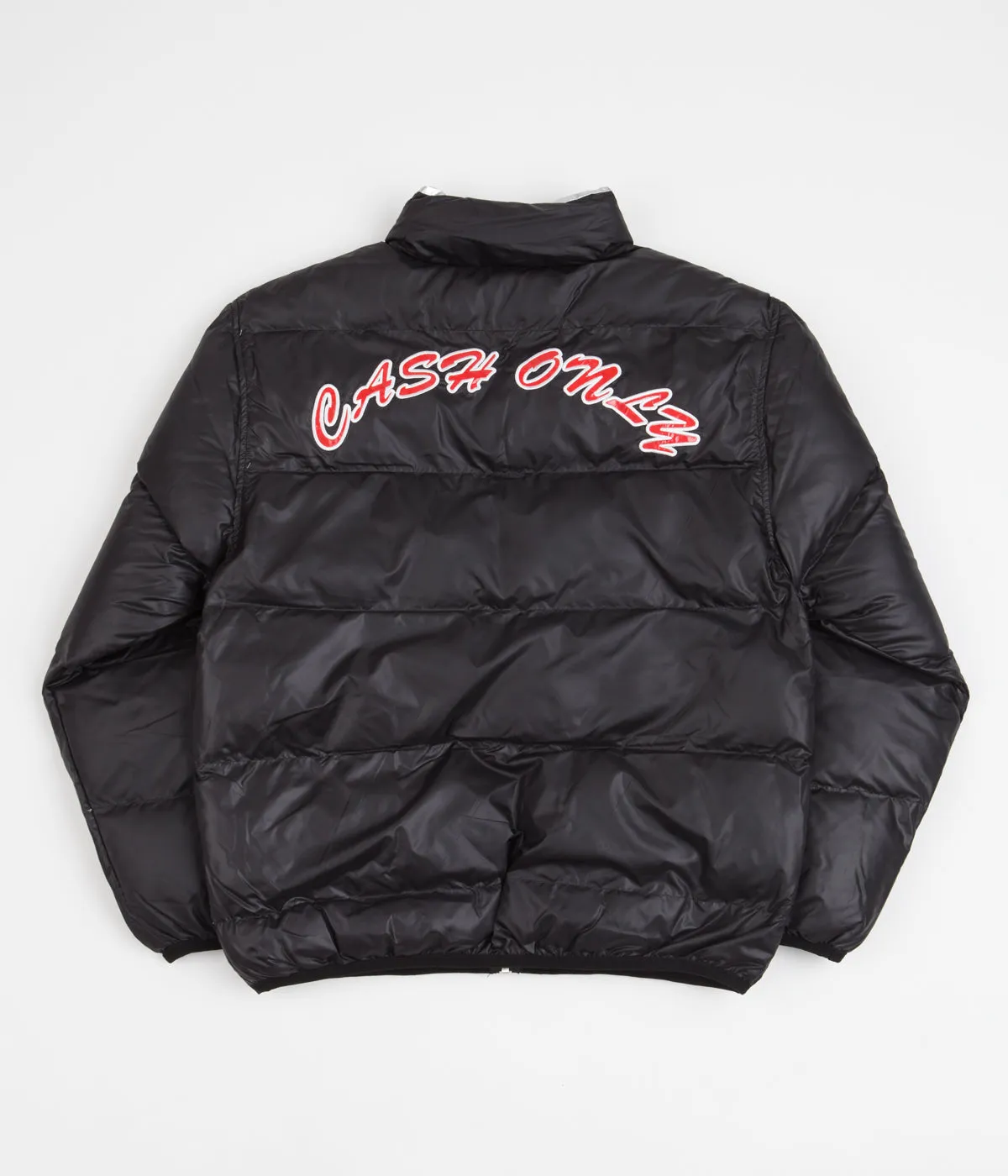 Cash Only Puffer Jacket - Black