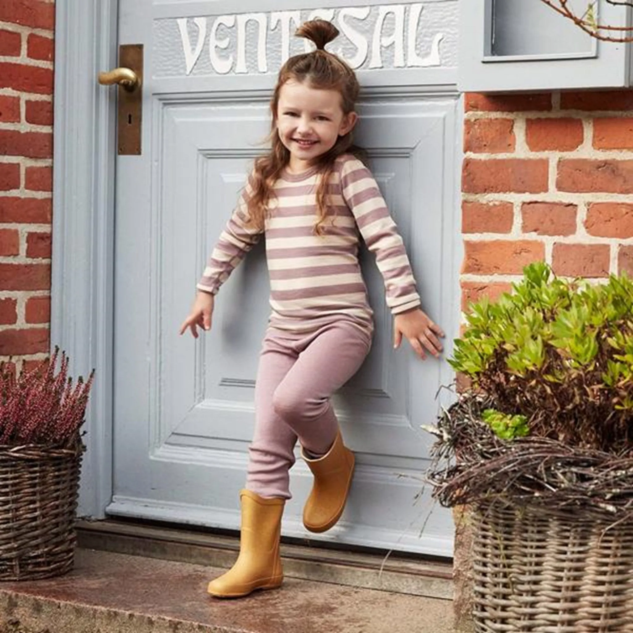 CeLaVi Wellies w. Glitter Pale Gold