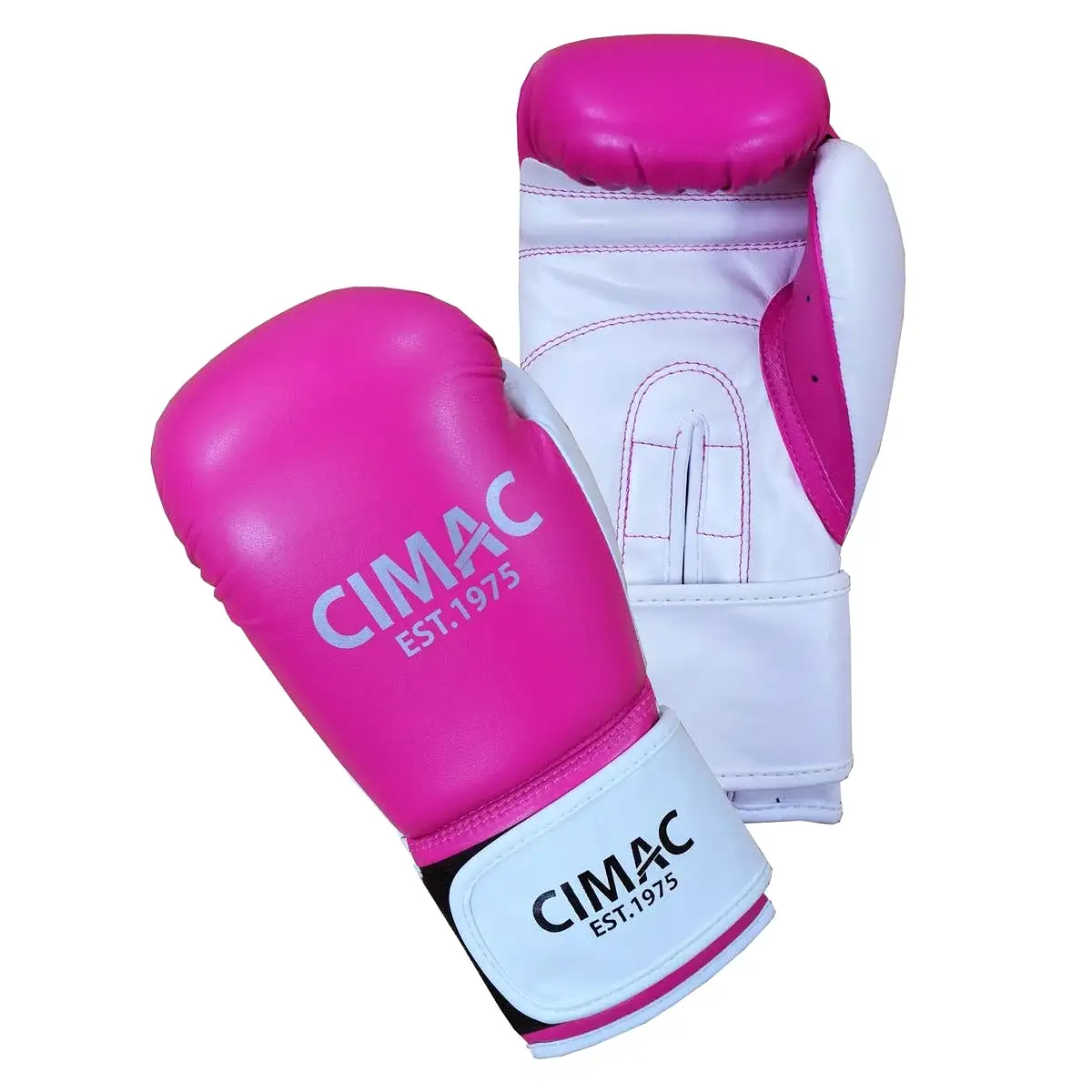 Cimac Ladies Boxing Gloves Pink & White Bag Boxercise