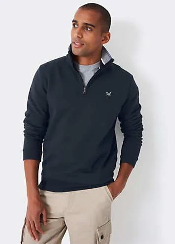 Classic Half Zip Sweatshirt by Crew Clothing Company | Look Again