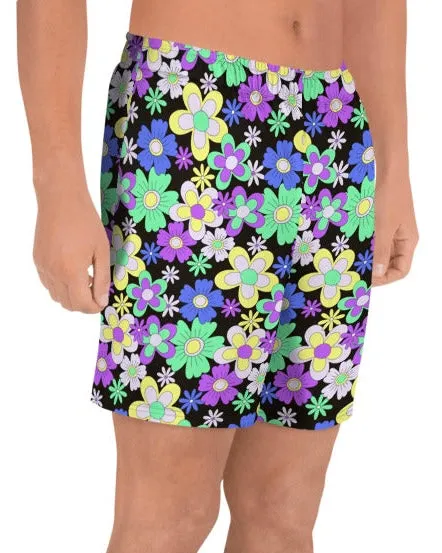 Crazy Daisy Athletic Shorts