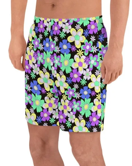 Crazy Daisy Athletic Shorts