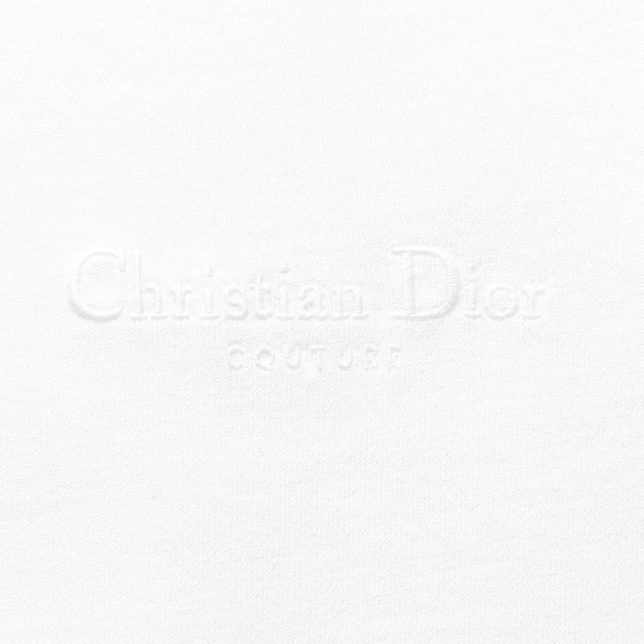 Dior 'Christian Dior Couture' Chest Logo Relaxed Fit T Shirt White