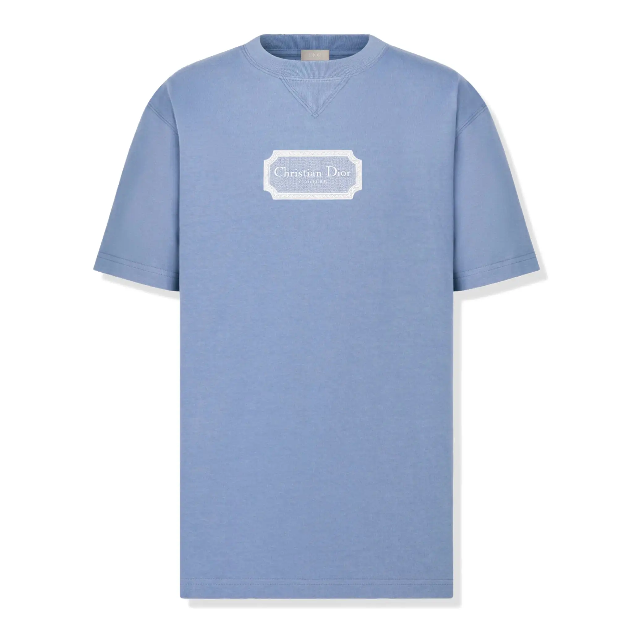 Dior 'Christian Dior Couture' Relaxed Fit Blue T Shirt