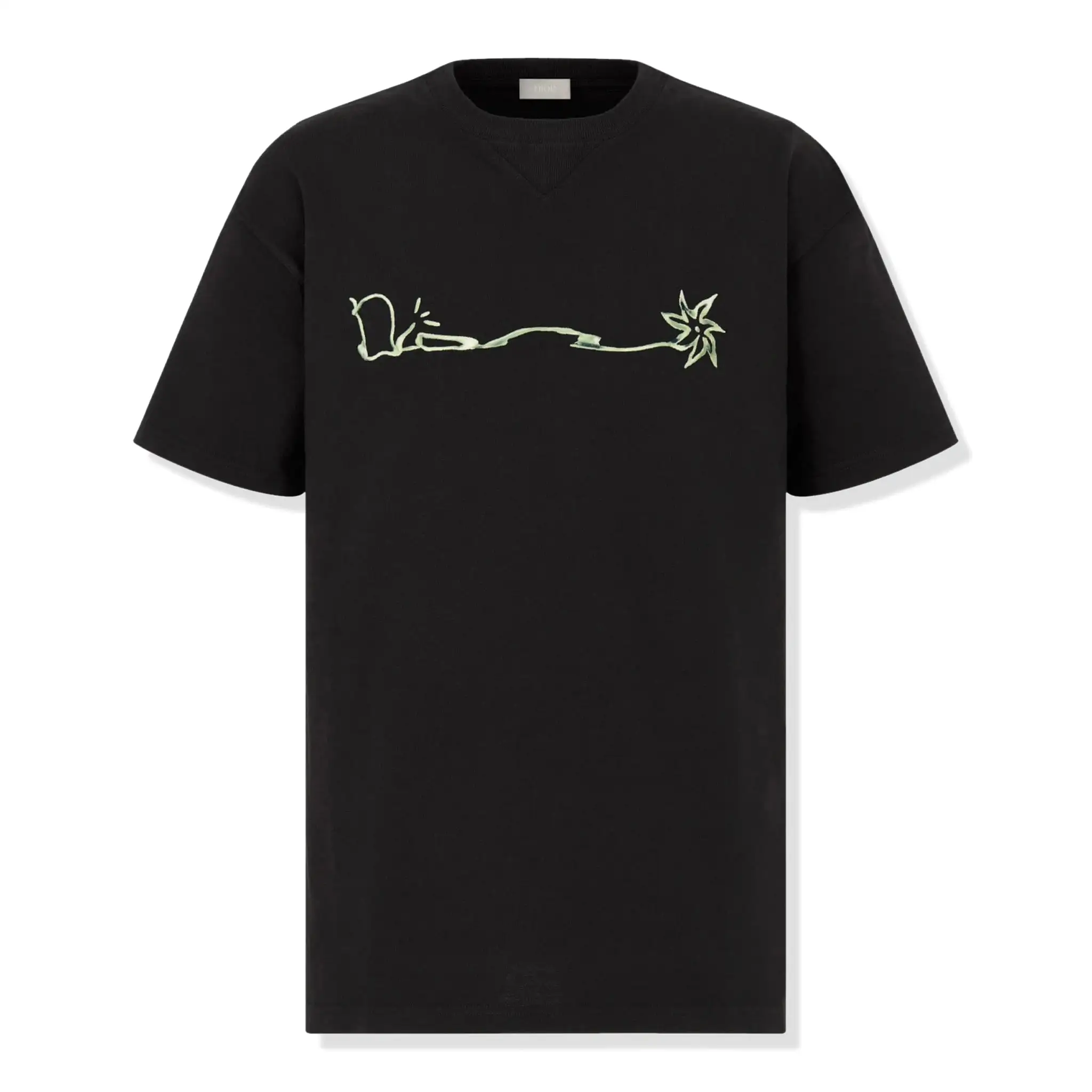 Dior x Cactus Jack Oversized Black T Shirt