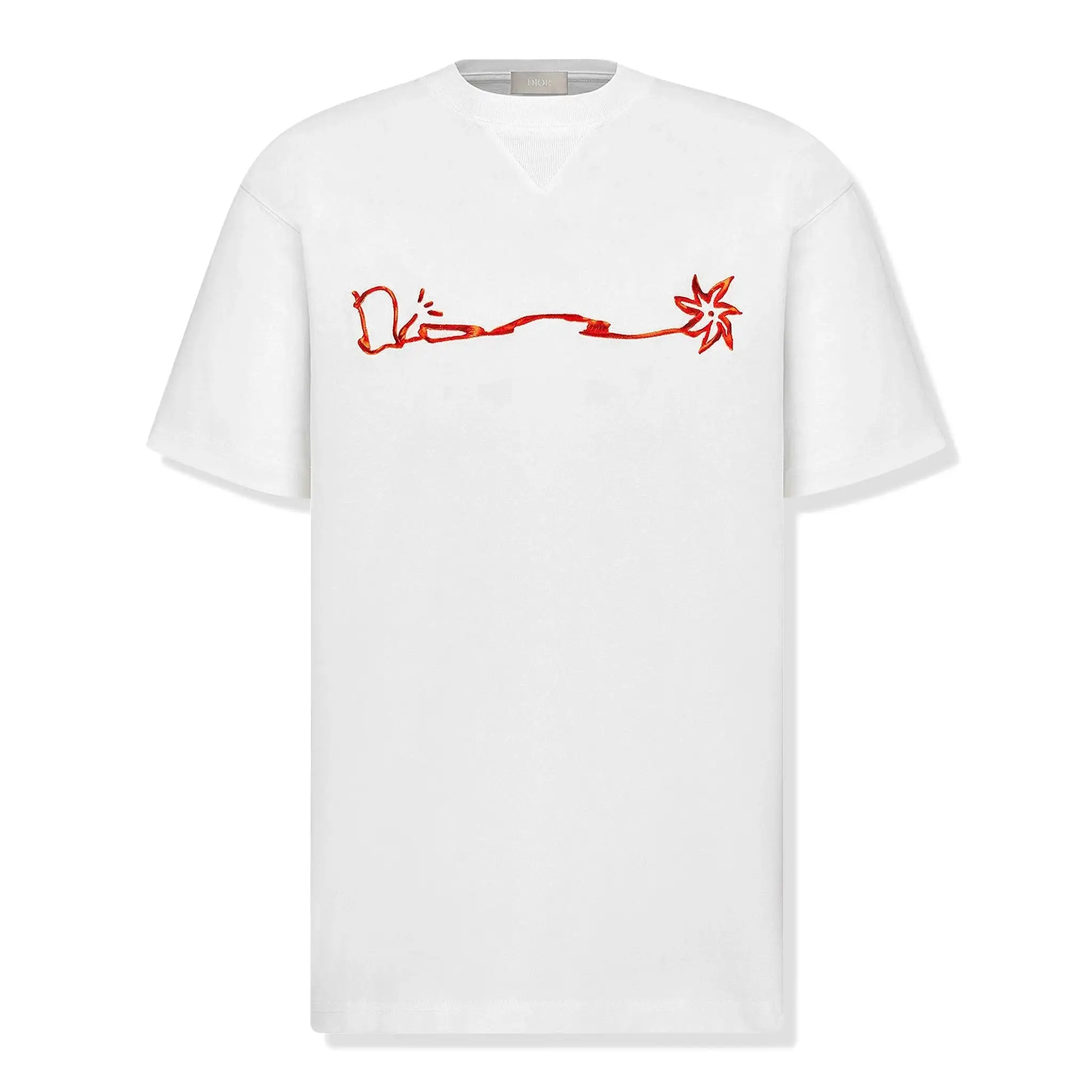 Dior x Cactus Jack Oversized White T Shirt