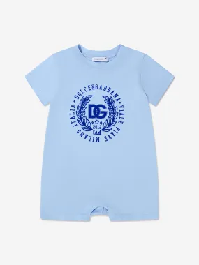 Dolce & Gabbana Kids - Baby Boys Logo Print Romper | Childsplay Clothing