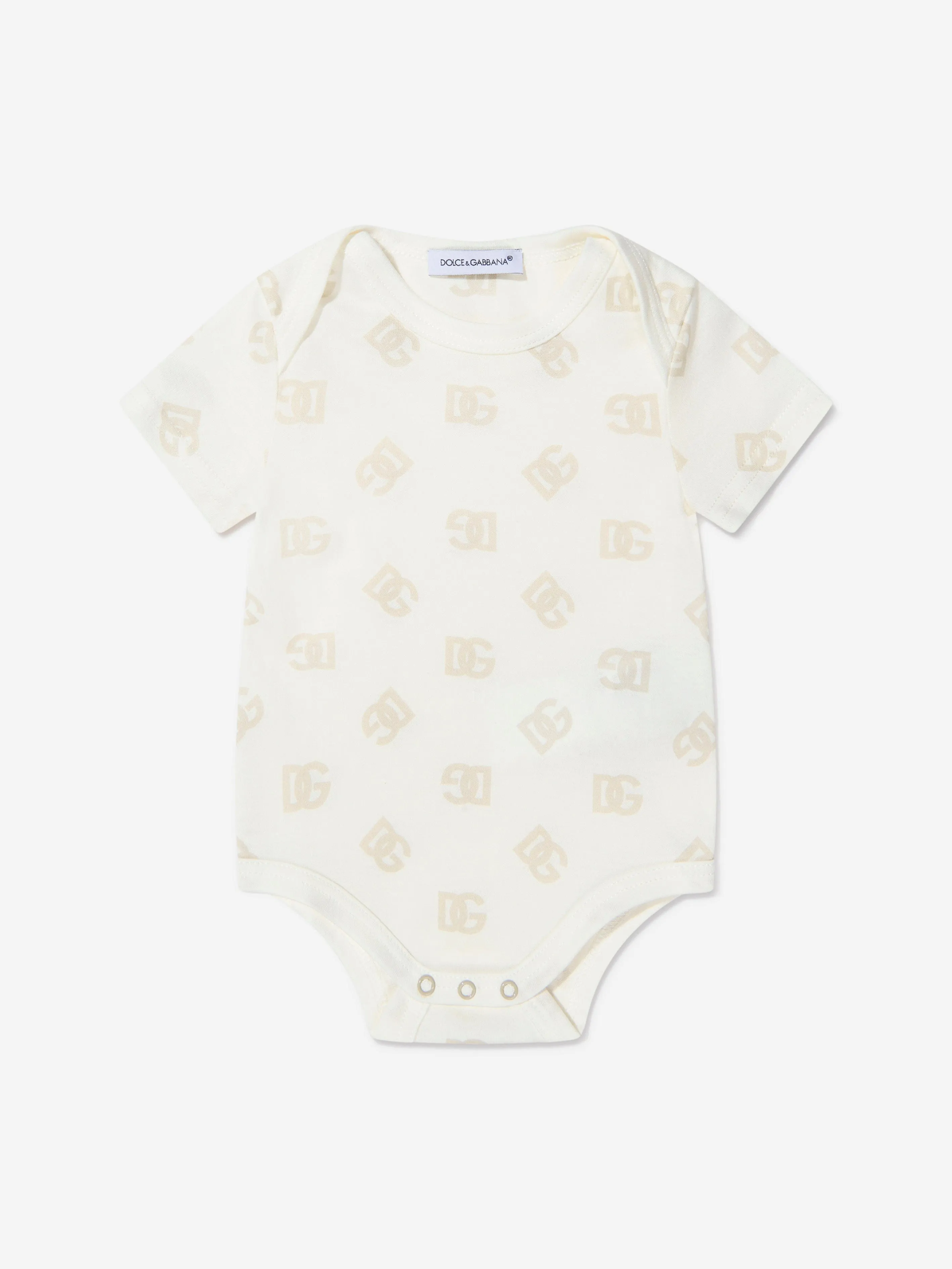 Dolce & Gabbana Kids - Baby Logo Bodysuit And Bib Gift Set | Childsplay Clothing