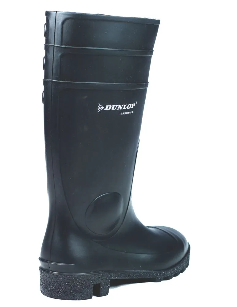 Dunlop Protomastor   Safety Wellies Black Size 9 - Screwfix