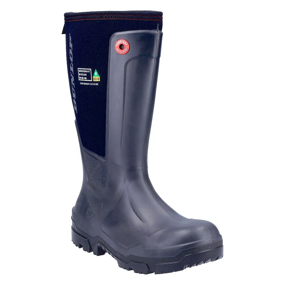 Dunlop Snugboot Workpro   Safety Wellies Black Size 9 - Screwfix