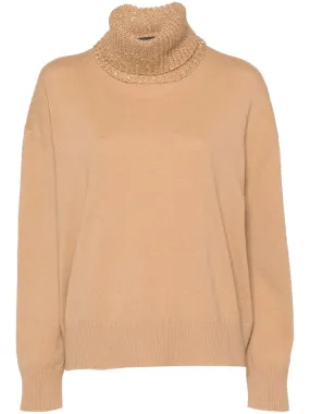 Fabiana Filippi Sweaters Camel