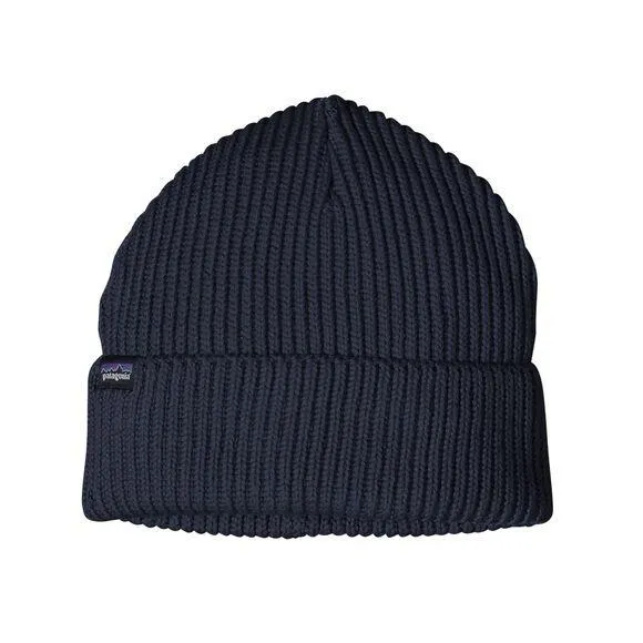 Fisherman's Rolled Beanie - Navy Blue | Hats & Beanies UK